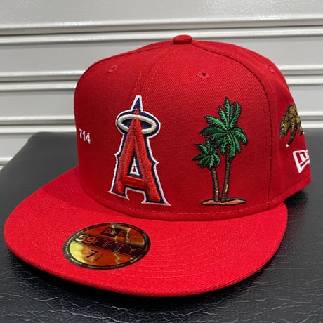 59FIFTY ニューエラ Newera 限定モデル LA ANGELS エンゼルス  Area-Codeエリアコード