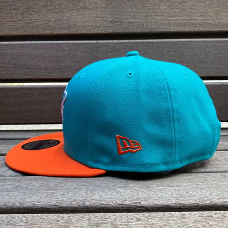 USA限定 9FIFTY ニューエラ NFL ドルフィンズ MIA DOLPHINS スナップバックキャップ 2TONE