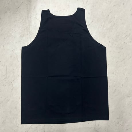 【2XL】 海外モデル Stussy ステューシー Stock Tank ストックロゴ タンクトップ 黒 (72)