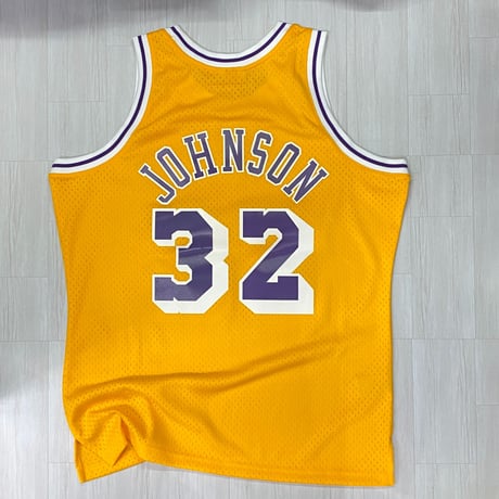 Mitchell&Ness NBA HWC ロサンゼルス レイカーズ Lakers マジックジョンソン ＃32 バスケシャツ