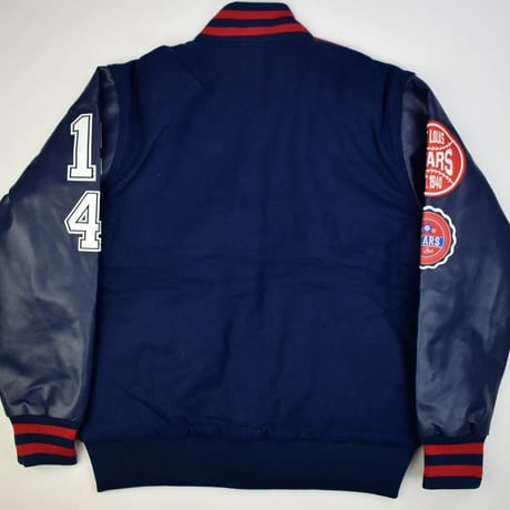HGC NEGRO LEAGUE 二グロリーグ Stars セントルイス スターズ Varsity スタジャン 紺