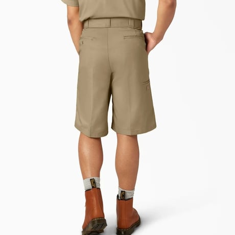 米国仕様 Dickies ディッキーズ 42283 Loose Fit ルーズフィット ショートパンツ カーキ (SJNS10)