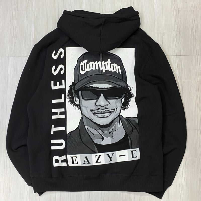 LA発 CreateX5 レジェンド EAZY-E グラフィック プルオーバー