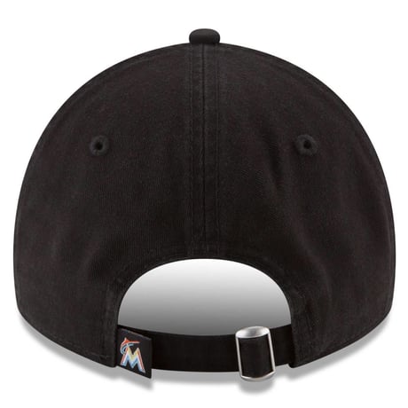 9Twenty ニューエラ NEWERA マイアミ Marlinsマーリンズ MLB ローキャップ 黒