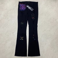 海外限定 KDNK ディーケーエヌケー Stacked Skinny Flare スタックド スキニーフレア ジーンス (JNS49)