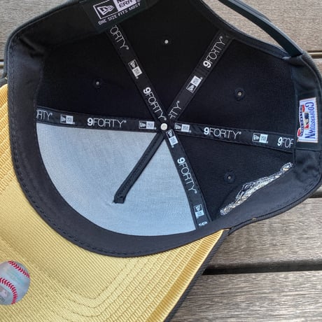海外限定 Newera ニューエラ 9Forty Aフレーム NY Yankees ヤンキース 96WS 黒/ゴールド キャップ (940-313)