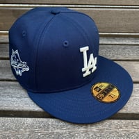 USA限定 NEWERA 59FIFTY ロサンゼルス ドジャース LA Dodgers 紺 Before The Dawn  (15-36)