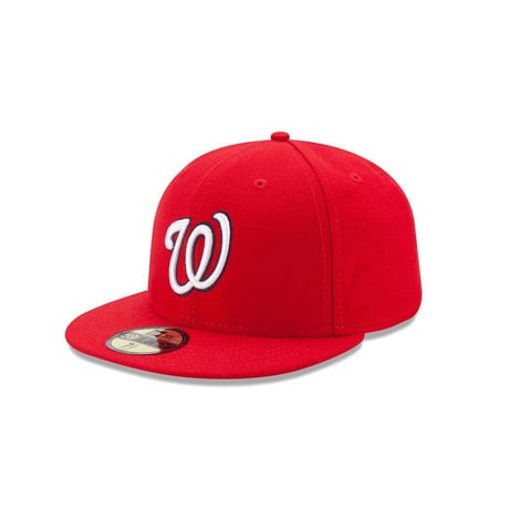 レア 旧モデル 59FIFTY ニューエラ Newera ワシントン ナショナルズ Nationals 公式 game (30-1)