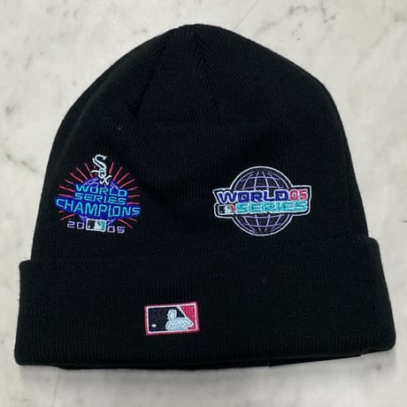 USA限定 NEWERA ニューエラ MLB WSチャンピオンズ ニット帽 シカゴ ホワイトソックス Whitesox