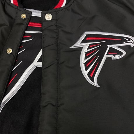 NLF公認  JHデザイン Falcons アトランタ ファルコンズ NFL リバーシブル スタジアムジャケット