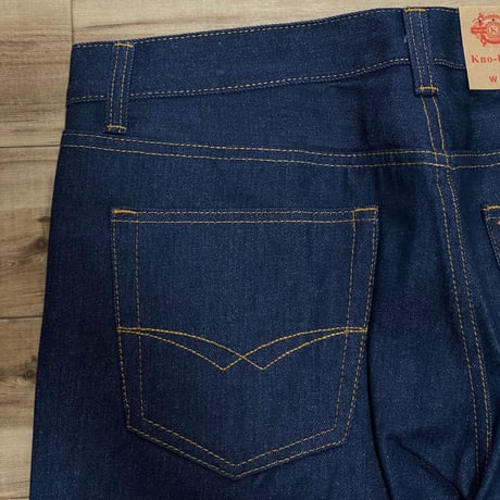 老舗LAブランド KnoBetta 998 ノーベター RAW INDIGO  インディゴブルー クラシックジーンズ (JNS19)