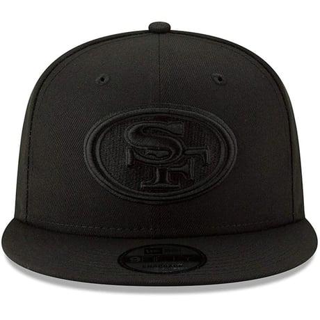 USAモデル NEWERA ニューエラ NFL フォーティナイナーズ 49ers スナップバックキャップ 9FIFTY 黒