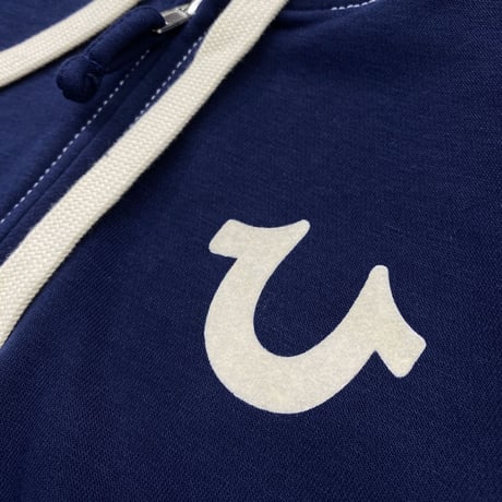 True Religion トゥルーレリジョン Classic Logo Zip Hoodie クラシック ジップアップ パーカ  (TRUE-H1)