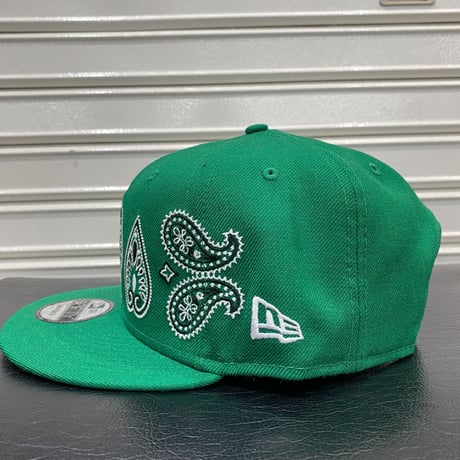 USA限定 Newera ニューエラ 9FIFTY ペイズリー スナップバック NBA ボストン セルティックス