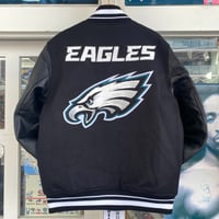 海外限定 PRO STANDARD プロスタンダード NFL公式 イーグルス PHI Eagles スタジャン BLK (JH-6)