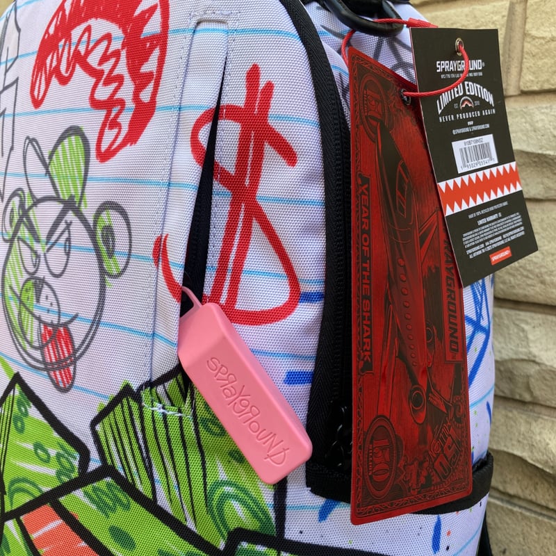 dream　5本セット 米国仕様 SPRAYGROUND 落書き DOODLE DREAMZ 消しゴム風ジッパー