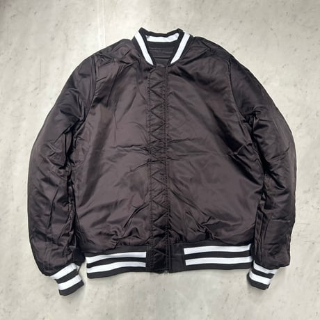 米国仕様 New Era ニューエラ Alpha Industries アルファインダストリーズ MLB LA ドジャース MA-1 ジャケット 茶