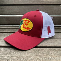 限定ステイトパッチ仕様 Bass Pro Shops バスプロショップス 刺繍ロゴ Alabama アラバマ メッシュキャップ (Bps56)