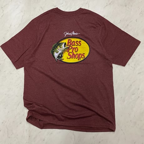 米国アウトドアブランド BassProShops® バスプロショップス ウッドカットロゴTシャツ (BpsT5)