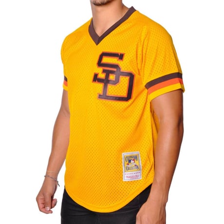 Mitchell&Ness ミッチェル&ネス BPジャージ MLB  サンディエゴ PADRES パドレス #19 ユニフォーム Gold
