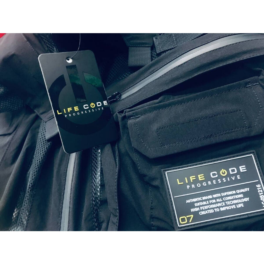 本格的 USAモデル LifeCode ライフコード タクティカル メッシュ ベスト 黒 武装偵察部隊仕様