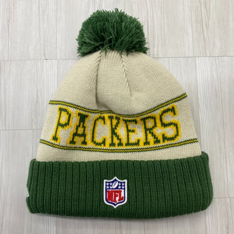 NEWERA ニューエラ NFL 公式 ニット帽 Packers グリーンベイ パッカーズ Historic Pom