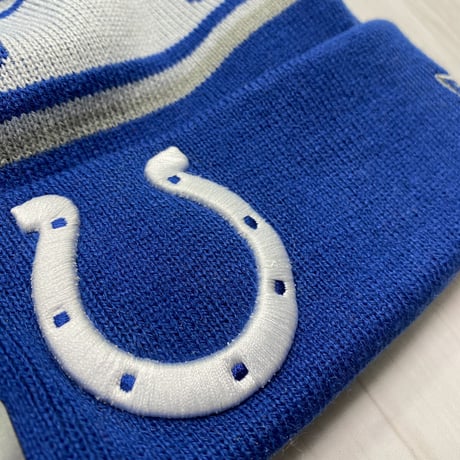 NEWERA USA ニューエラ NFL インディアナポリス コルツ Colts ニット帽 ロイヤル