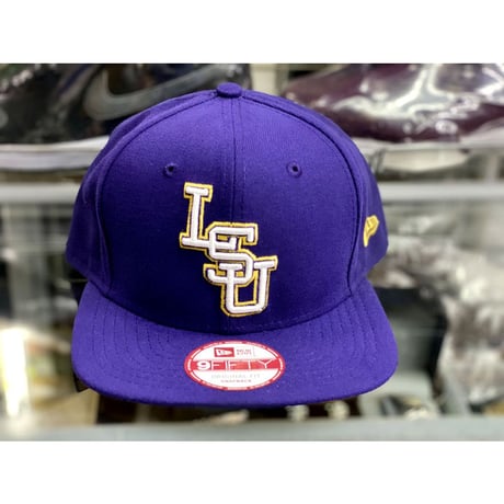 NCAA カレッジエイト ルイジアナ州立大 LSU Tigers ニューエラ スナップバック キャップ 9Fifty