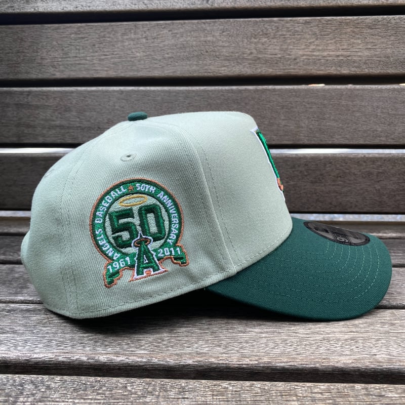 Newera 9forty ロサンゼルスエンゼルス 40thアニバーサリー 海外限定 Newera ニューエラ 9Forty Aフレーム LA Angels