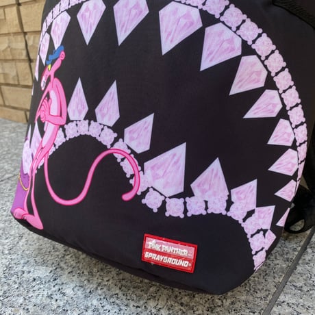 米国仕様 SPRAYGROUND ピンクパンサー PINK PANTHER バックパック 宝石シャークマウス (BKPK43)