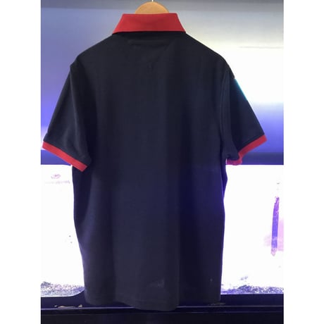 TommyHilfiger 半袖 ポロシャツ Polo 紺 パッチ メッシュ UVカット 吸水速乾  NY トラディショナル