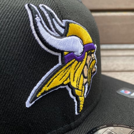 USA限定 9FIFTY ニューエラ NFL ミネソタ バイキングス VIKINGS スナップバックキャップ BLK