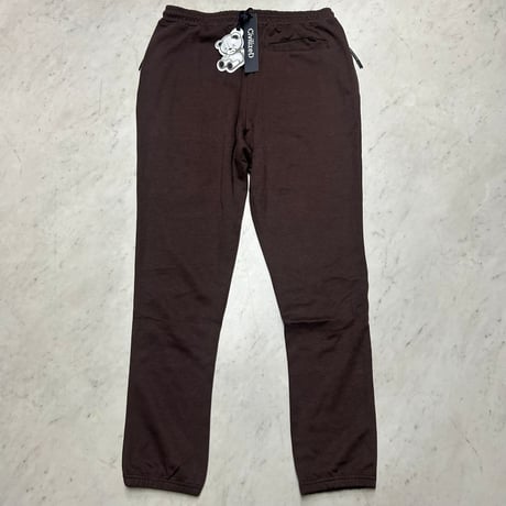 米国発 Civilized シヴィライズド スウェットセットアップ 着脱可能ベスト付き 3点セット Palm Tree 茶 (SET18)