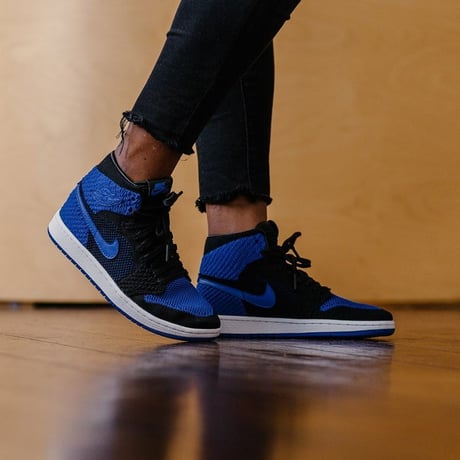 限定 USAモデル  NIKE ナイキ JORDAN1 HI ジョーダン1 ハイ FLYKNIT フライニット ロイヤルブルー