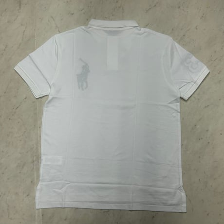 米国仕様 POLO ラルフローレン RALPH LAUREN 半袖 ポロシャツ Big Pony Polo Shirts 白 (RLPS2)