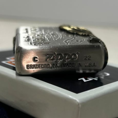 日本国内限定 ZIPPO ジッポー Harley-Davidson ハーレーダビットソン 古美加工 3面大型サイドメタル