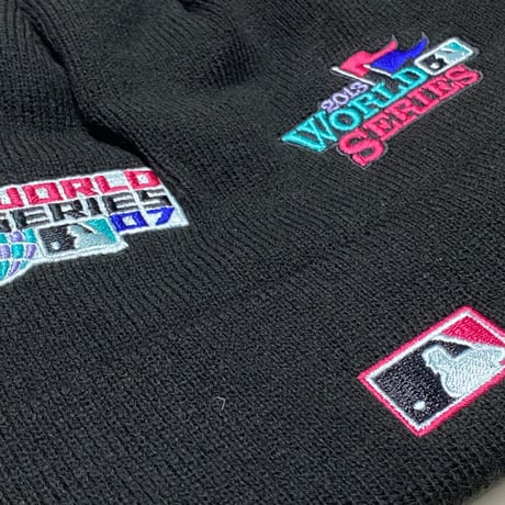 USA限定 NEWERA ニューエラ MLB WSチャンピオンズ ニット帽 ボストン レッドソックス Redsox