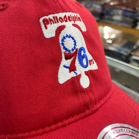 Mitchell&Ness ミッチェル&ネス NBA フィラデルフィア セブンティシクサーズ 76ers ローキャップ