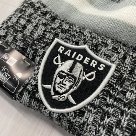 NEWERA ニューエラ NFL 公式 ニット帽 ラスベガス レイダース Raidersフリース