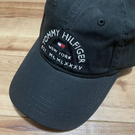 トミーヒルフィガー TOMMY HILFIGER USA ストラップバックキャップ 黒 MCMLXXXV (12)