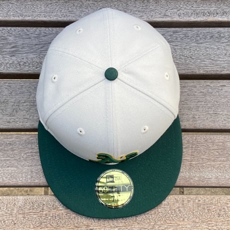 USA限定 59FIFTY ニューエラ A's Athletics オークランド アスレチックス Off-Campus (20-10)
