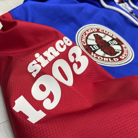 USA限定 Mitchell&Ness MLB シカゴ カブス Team Origins ハーフZIP ウィンドブレーカー Cubs