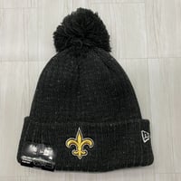 NEWERA USA ニューエラ NFL ニューオリンズ セインツ Saints 公式 ポンポン付き 厚手 ニット帽 (Beanie203)