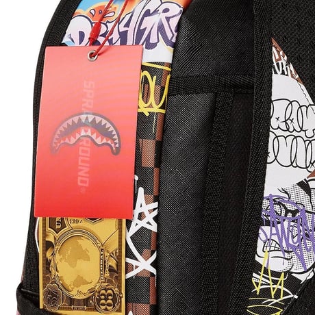 特別限定 SPRAYGROUND チェッカーボード TAGGED UP グラフィティ バックパック