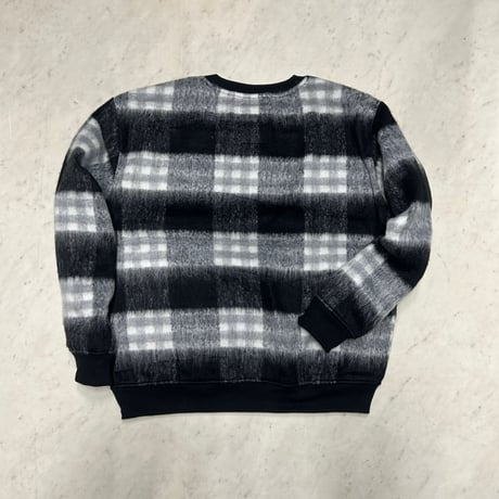 ニュージャージー発 Copper Rivet コッパーリベット BRUSHED FLANNEL CREWNECK フランネル クルーネック 黒 (TOP3)