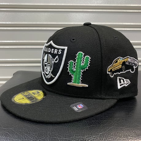 59FIFTY ニューエラ Newera 限定モデル Raiders ラスベガス レイダース  HIGHWAY ハイウェイ NFL