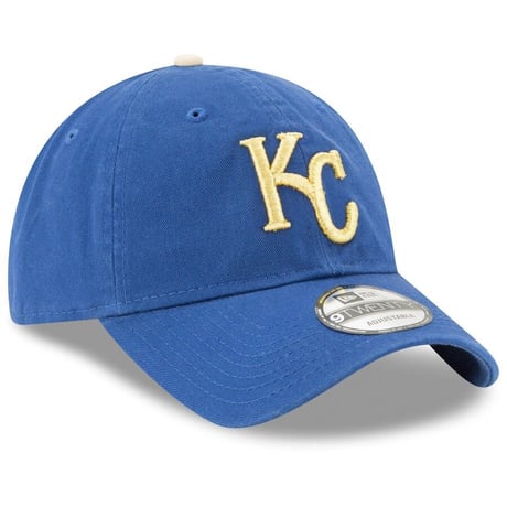 9Twenty ニューエラ NEWERA カンザスシティ ロイヤルズ  MLB ローキャップ  ALT 青 ゴールド