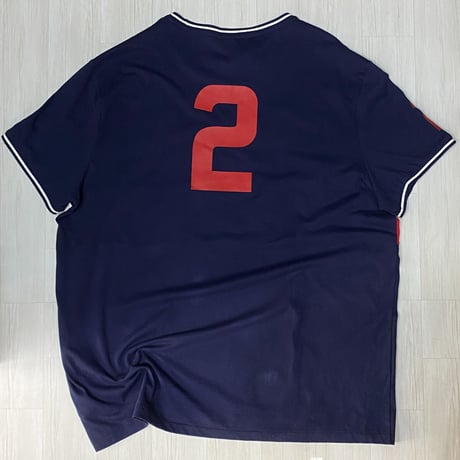USAモデル POLO RALPH LAUREN ラルフローレン ナンバリング Tシャツ 2 オフェンス 紺 (RL11N)