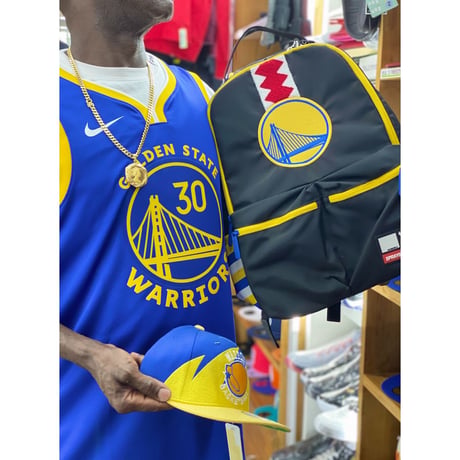 【NBA限定コラボ】 SPRAYGROUND ゴールデンステイト ウォリアーズ バックパック (BKPK70)
