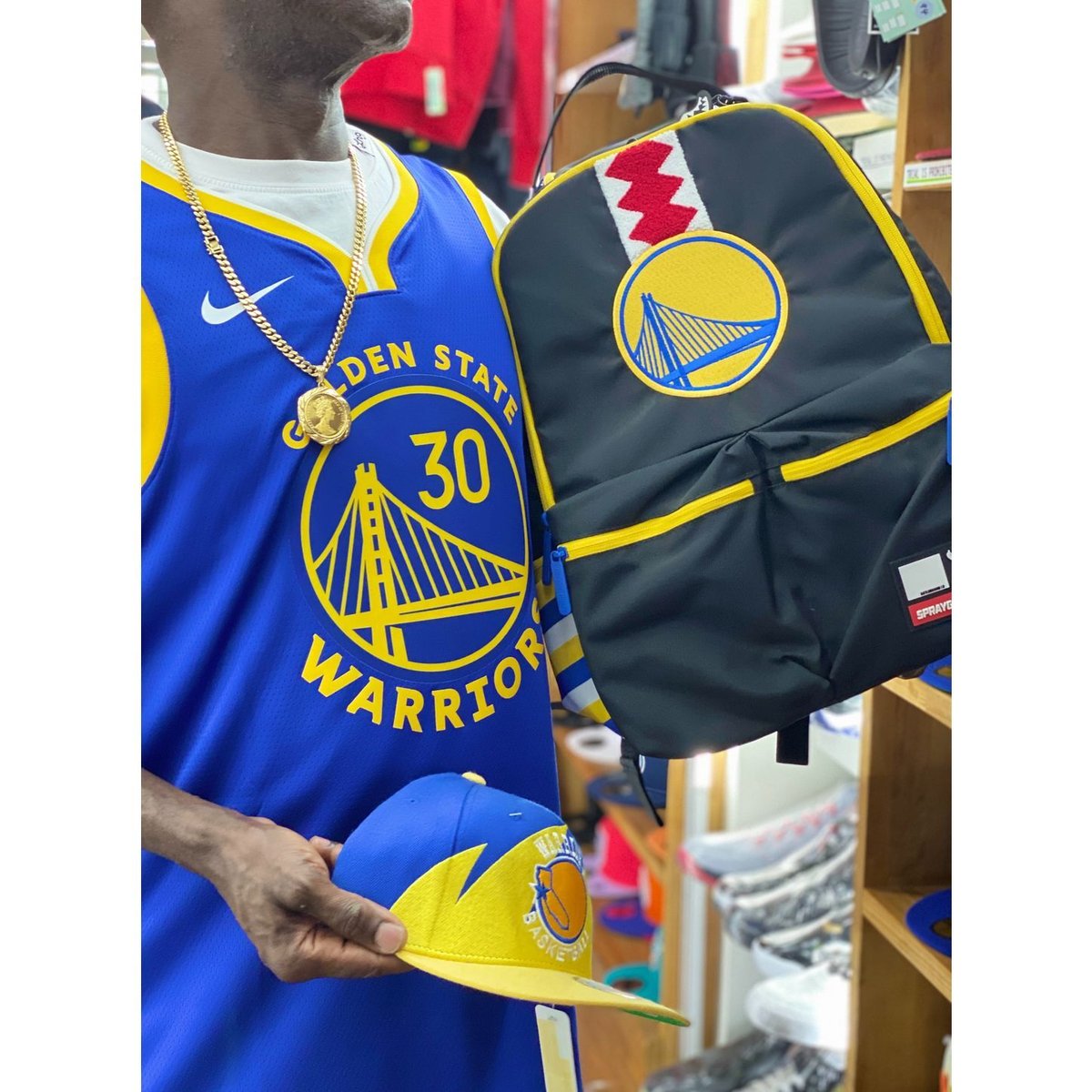 NBA Doubleheader Backsack イエロー AMERICAN TOURISTER Hooper Nba